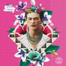 Adult Jigsaw Puzzle Frida Kahlo Pink