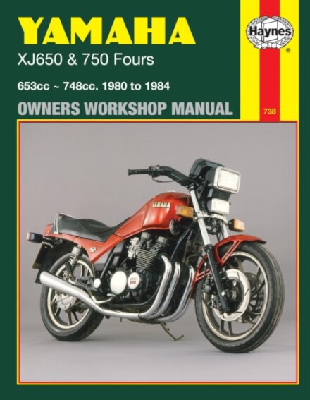 Yamaha XJ650 & 750 Fours (80 - 84) Haynes Repair Manual