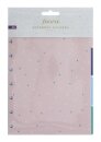Filofax A5 Refillable Notebook Dividers - Garden
