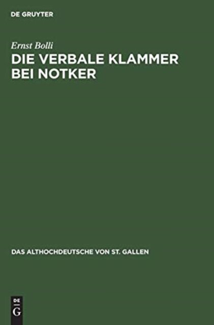 Die verbale Klammer bei Notker