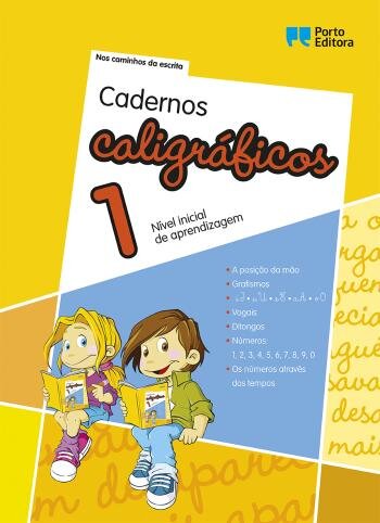 Cadernos Caligráficos 1 - Nível inicial de aprendizagem