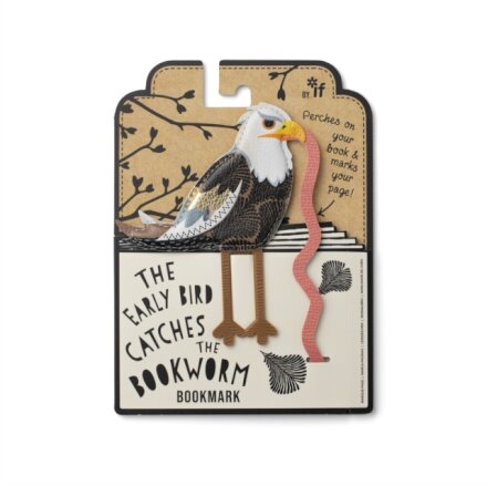 Early Bird Catches the Bookworm Bookmark - Eagle