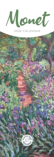 Claude Monet Slim Calendar 2026