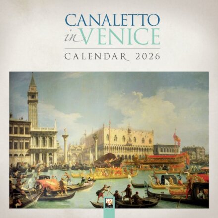 Canaletto in Venice Wall Calendar 2026 (Art Calendar)