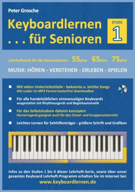 Keyboardlernen fur Senioren (Stufe 1)