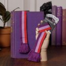 Book Scarf Bookmark - Pink & Purple