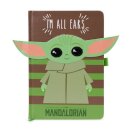 STAR WARS: THE MANDALORIAN (I'M ALL EARS GREEN) NOVELTY NOTEBOOK