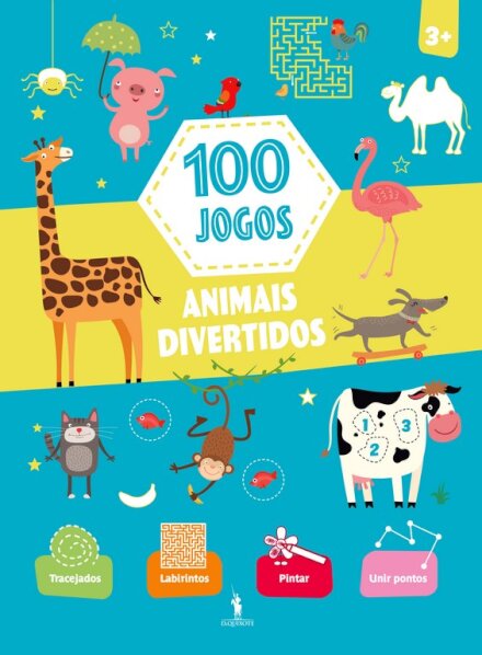 100 jogos - Animais Divertidos (3+ Anos)