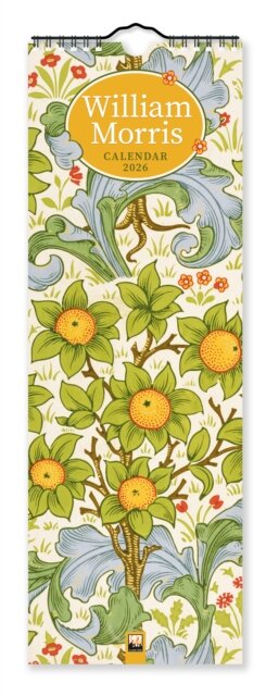 William Morris Slim Calendar 2026 (Art Calendar)