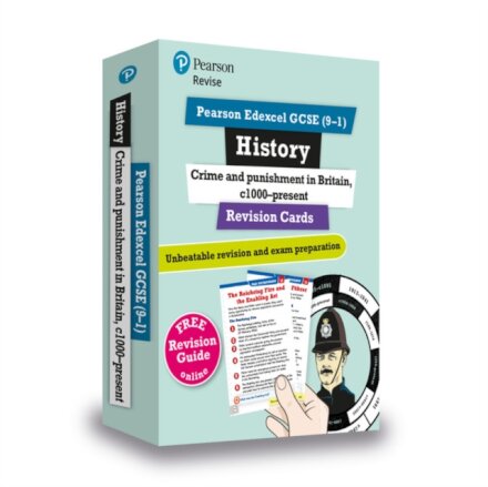 Pearson REVISE Edexcel GCSE History Crime & Punishment in Britain Revision Cards incl. online revision and quizzes - for 2025 exams