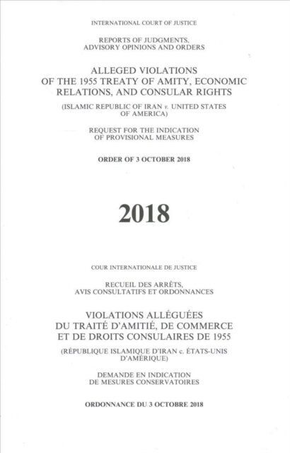 Reports of Judgments, Advisory Opinions and Orders