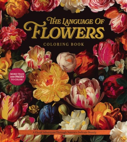 The Language of Flowers Coloring Book