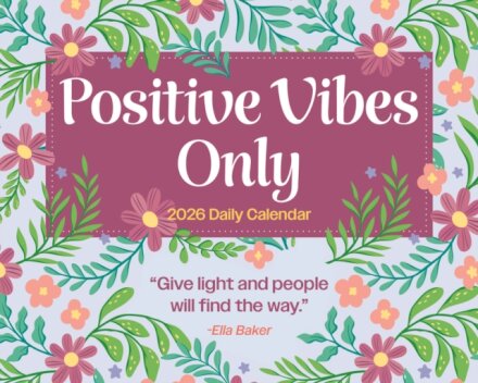 Positivity Vibes Only Box Calendar 2026