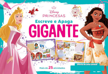 Escreve e Apaga Gigante: Princesas