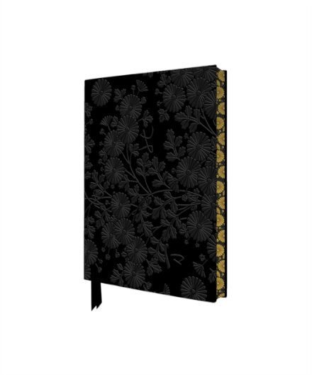 Uematsu Hobi: Box Decorated with Chrysanthemums Artisan Art Pocket Notebook (Flame Tree Journals)