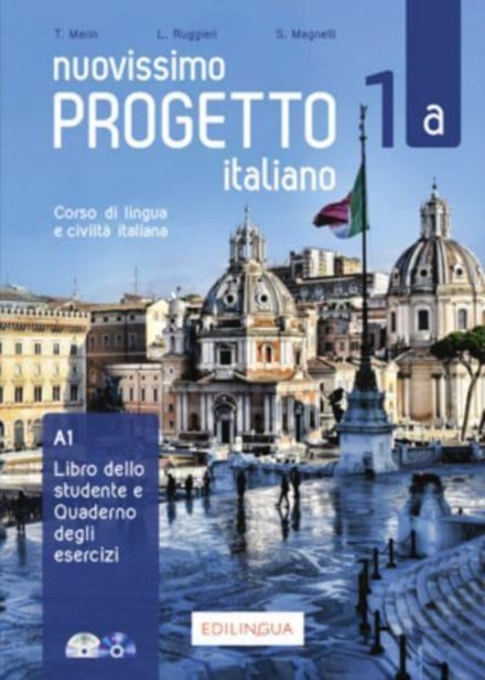 Nuovissimo Progetto italiano 1a – Corso di lingua e civiltà italiana - Libro dello studente e Quaderno degli esercizi DVD video + CD Audio - 184 pages
