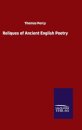 Reliques of Ancient English Poetry