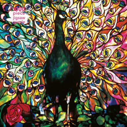 Adult Jigsaw Puzzle Louis Comfort Tiffany: Displaying Peacock