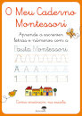 O Meu Caderno Montessori - Aprende A Escrever Letras E Números