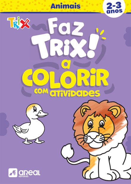 Faz Trix a colorir animais (2-3 anos) - Quinta e Selva