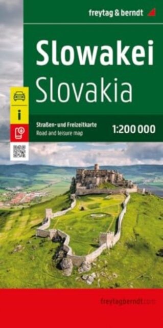 Slovakia Road and Leisure Map