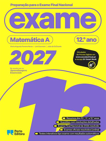 Preparação para o Exame Final Nacional 2027 - Matemática A - 12.º ano