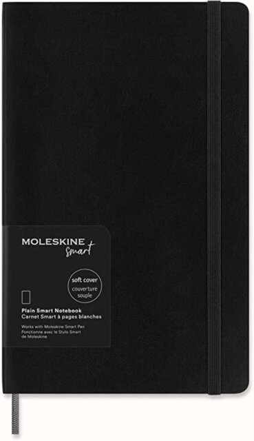 Moleskine Large Plain Softcover Smart Notebook