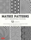 Matrix Patterns Gift Wrapping Papers - 12 sheets