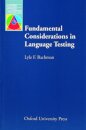 Oxford Applied Linguistics: Fundamental Considerations in Language Testing