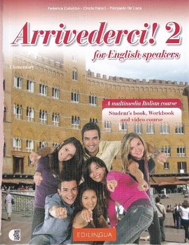 Arrivederci! 2 for English speakers - Libro + CD audio + DVD video - 272 pages