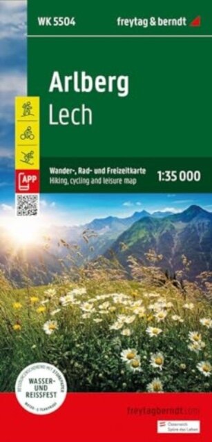 Arlberg - Lech Hiking, Cycling & Leisure Map