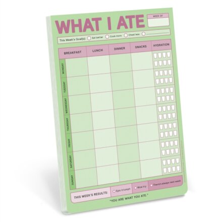 Knock Knock What I Ate Pad (Pastel Version)