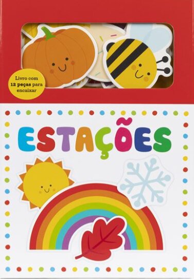 Estações - Livro Com 12 Peças Para Encaixar