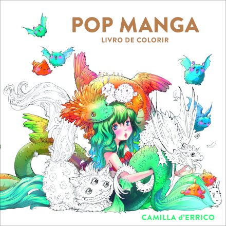 Pop Manga Livro de Colorir