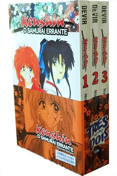 Pack Kenshin O Samurai Errante (1+2+3)
