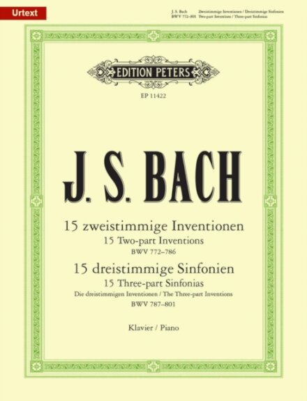 Inventions and Sinfonias BWV 772-801 for Piano
