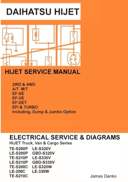 Daihatsu Hijet English Electrical Service Manual S200p S210p S320v S330v