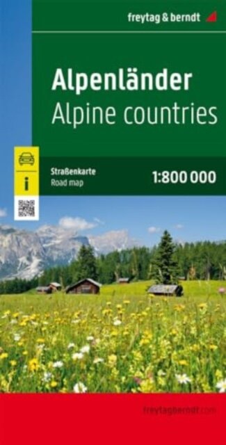 Alpine Countries Road and Leisure Map