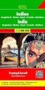 India - Bangladesh - Bhutan - Nepal - Sri Lanka - Maldives Road Map 1:2 000 000