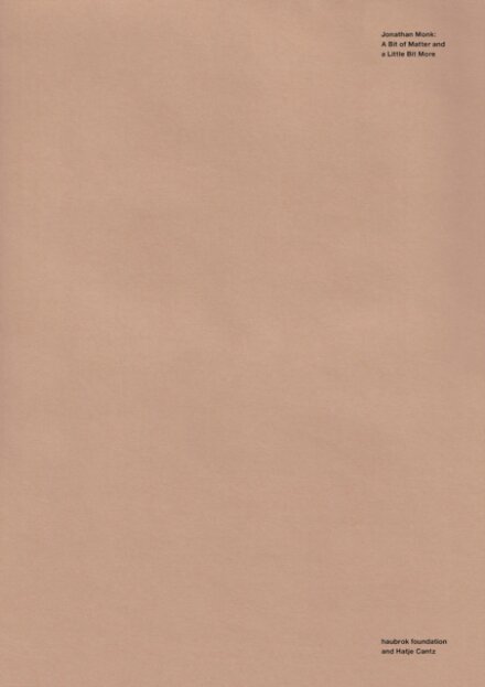 Jonathan Monk (Bilingual edition)