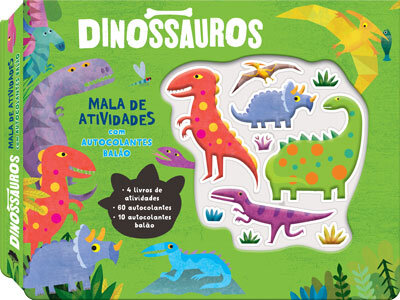 Dinossauros - Mala De Atividades Com Autocolantes Balão