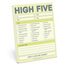 Knock Knock High Five Nifty Note (Pastel Yellow)