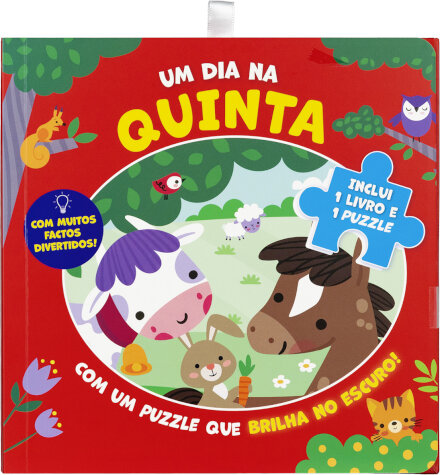 Um dia na quinta - Com um puzzle que brilha no escuro!