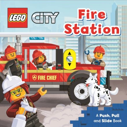 Lego Fire Station Push Pull Slide