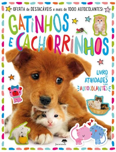 Gatinhos E Cachorrinhos - Livro De Atividades Com Autocolantes