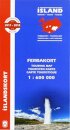 Iceland Touring Map for drivers and tourists 1:600 000