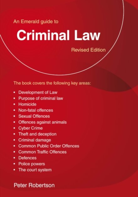 An Emerald Guide to Criminal Law