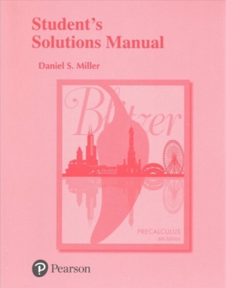 Student's Solutions Manual for Precalculus