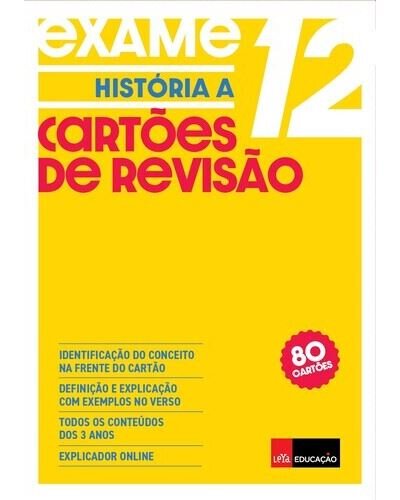 Cartões de Revisão História A 12