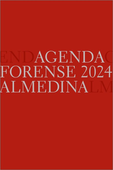 Agenda Forense 2024 (Vermelho)